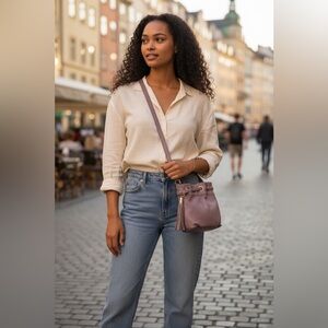 Michael Kors Small Lavender Crossbody Bag